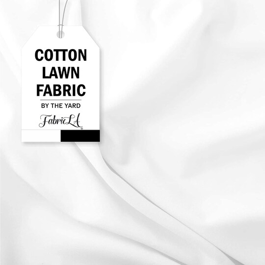 FabricLA 100% Cotton Lawn Fabric | White | 1 Yard | Michaels FabricLA 100% Cotton Lawn Fabric | White | 1 Yard | Michaels